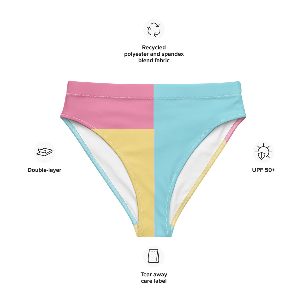 Diverscity Signature Recycled High-Waisted Bikini Bottom