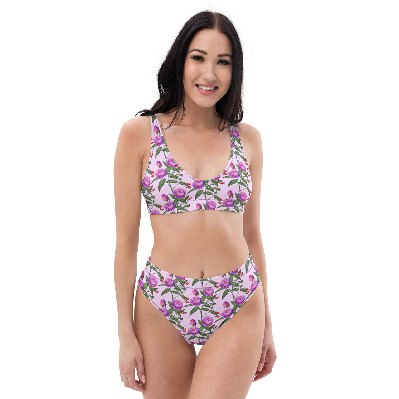 Diverscity Floral Recycled High-Waisted Bikini