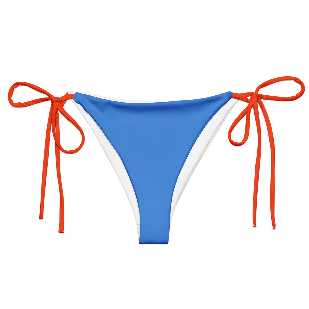 HTX Baseball Luv Ya Blue Recycled String Bikini Bottom