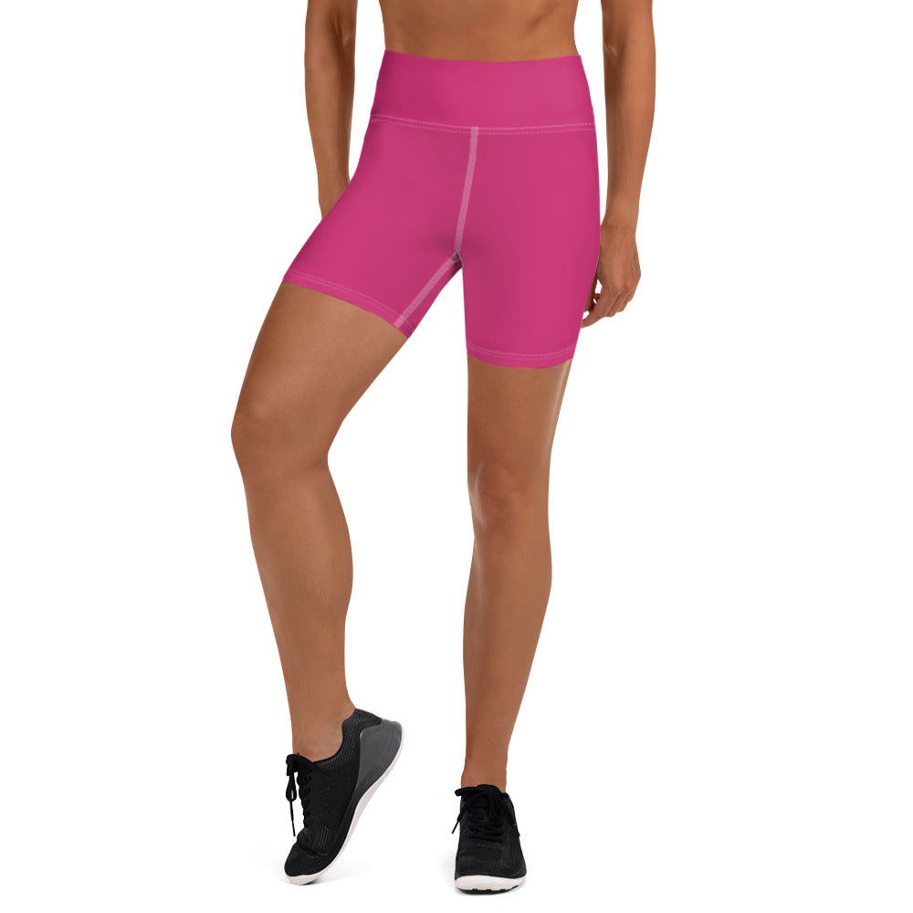 Beetroot Purple Yoga Shorts