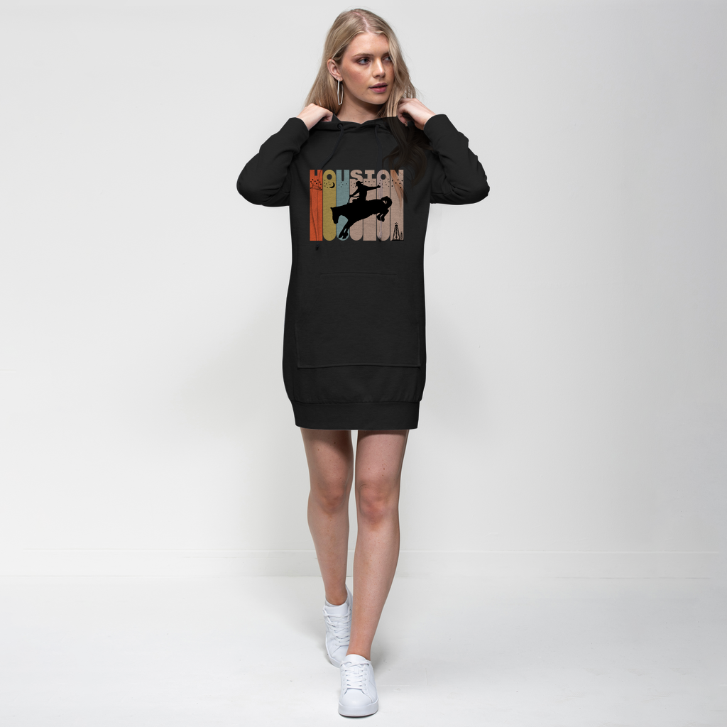 sweatshirt jumper dress Houston Cowboys Premium Adult Hoodie Dress Black / XS