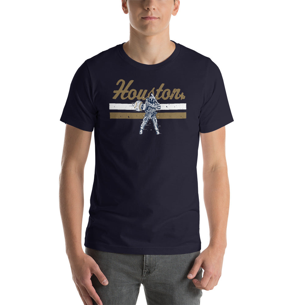 HTX Baseball Unisex T-Shirt (navy/gold)