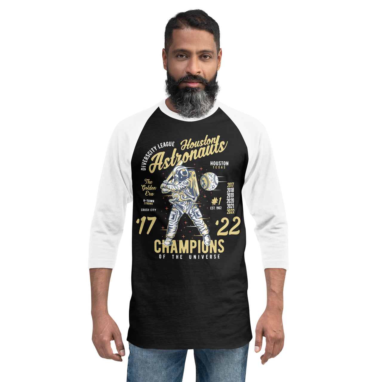 Champions of the Universe Golden Era LE 3/4 Sleeve Raglan Shirt