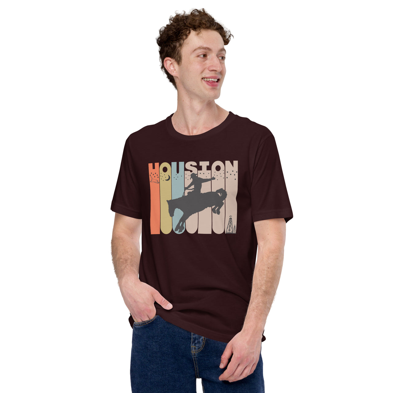 Houston Cowboys Unisex T-Shirt (oxblood)
