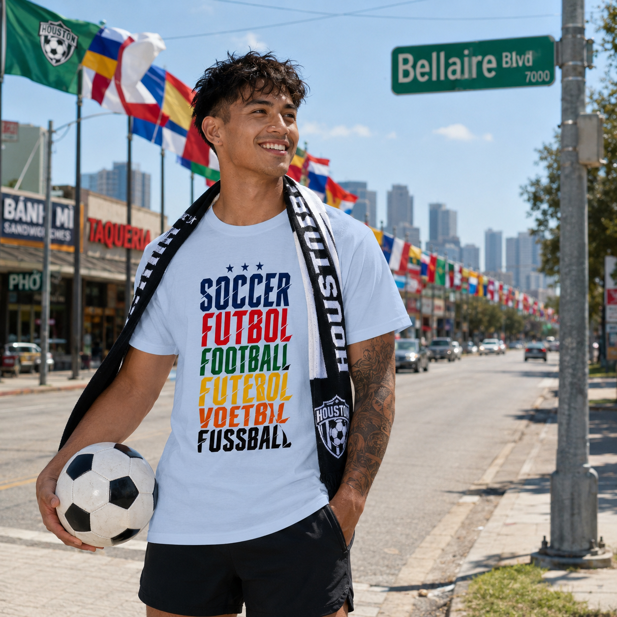 Diverscity of Soccer Unisex T-Shirt