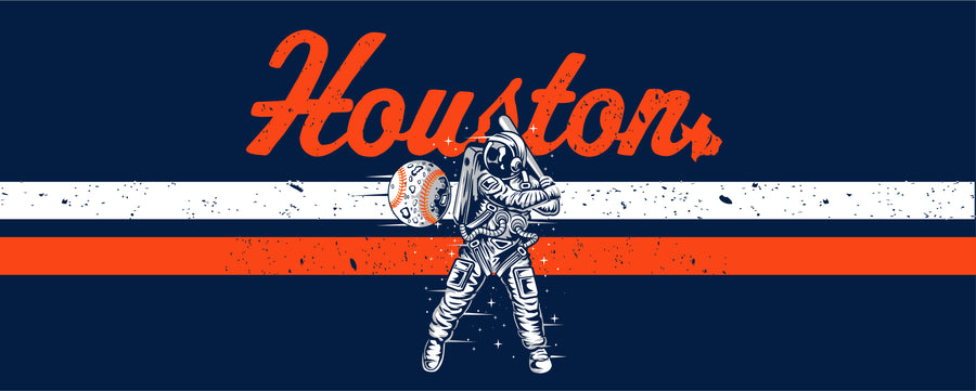 Houston H Retro Blue Vintage Rockets Astros Oilers HTX H-Town HOU