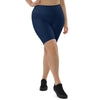 002d62 Navy Biker Shorts