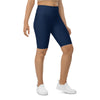 002d62 Navy Biker Shorts
