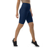 002d62 Navy Biker Shorts