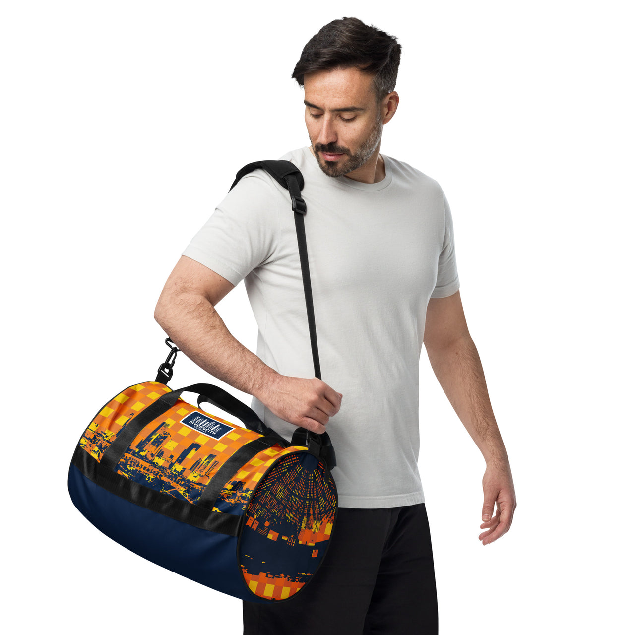 HTX Baseball Plaid Gym Bag