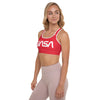NASA Worm Padded Sports Bra