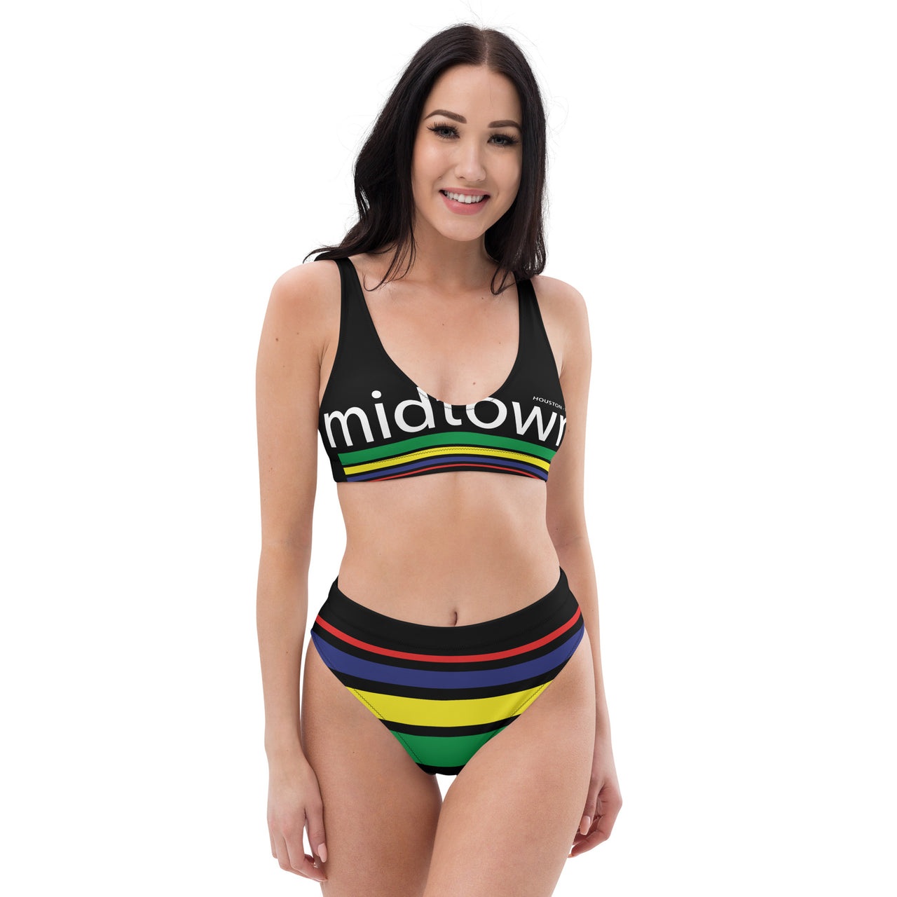 Midtown Houston Recycled High-Waisted Bikini