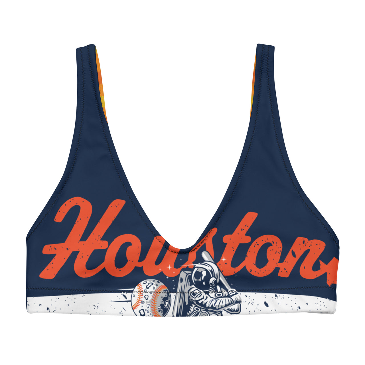 HTX Baseball Padded Bikini Top