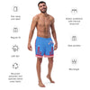 H-Town Luv Ya Blue Men's Swim Trunks