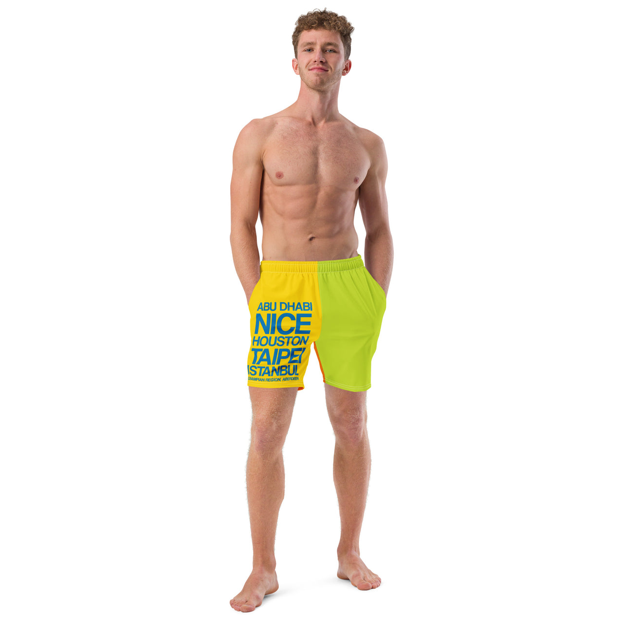 Houston Sister Cities Men's Swim Trunks