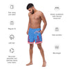 H-Town Luv Ya Blue Men's Swim Trunks