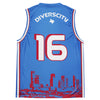 H-Town Luv Ya Blue Unisex Basketball Jersey