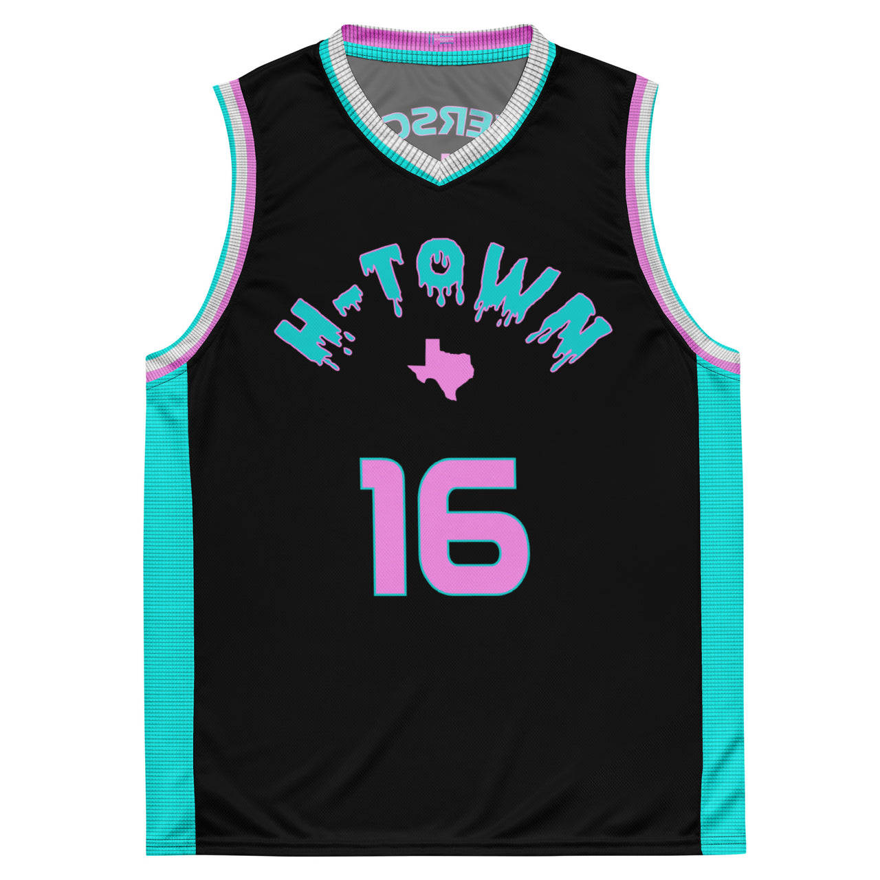 H-Town to Miami Recycled Unisex Basketball Jersey