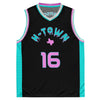 H-Town to Miami Recycled Unisex Basketball Jersey
