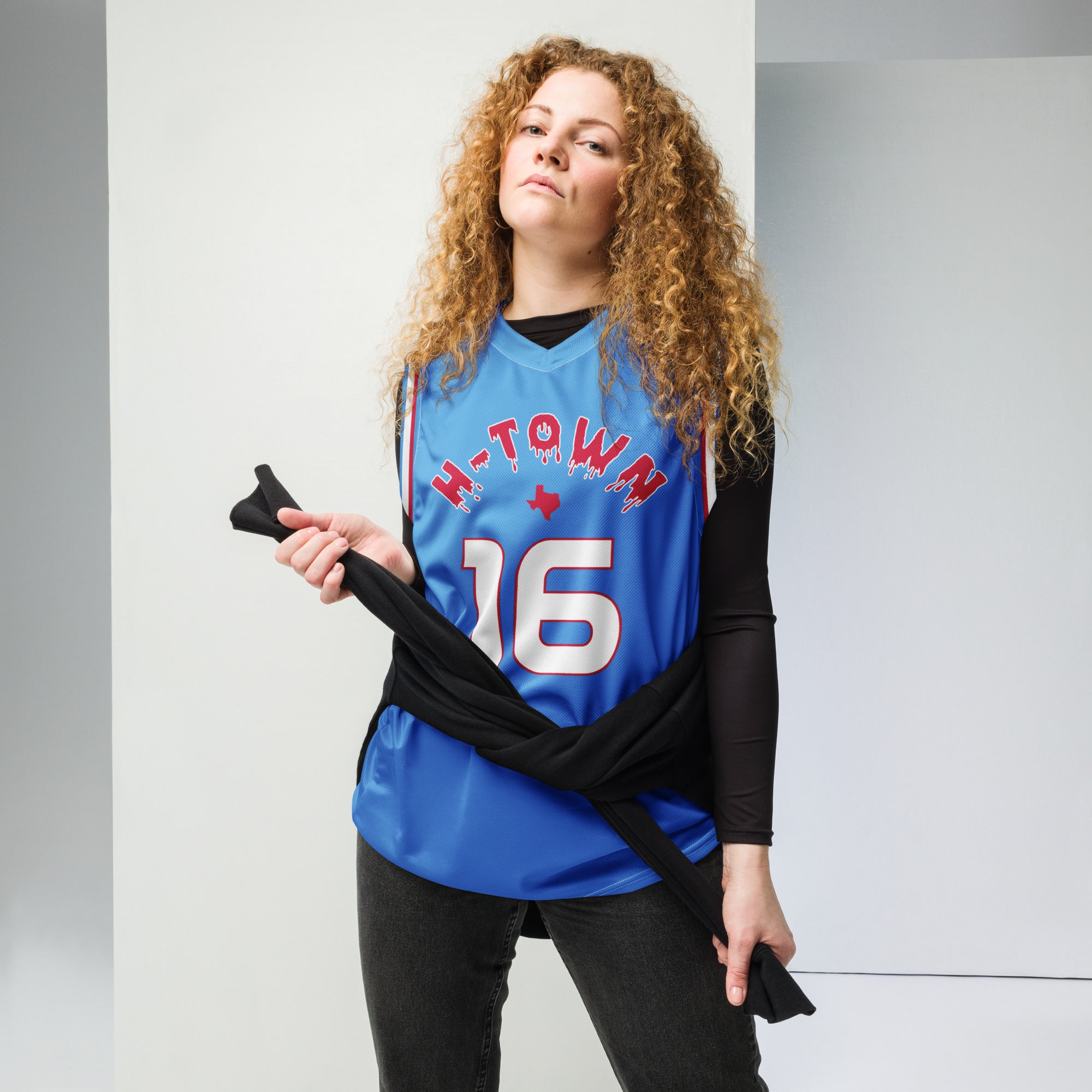 H-Town Luv Ya Blue Unisex Basketball Jersey S