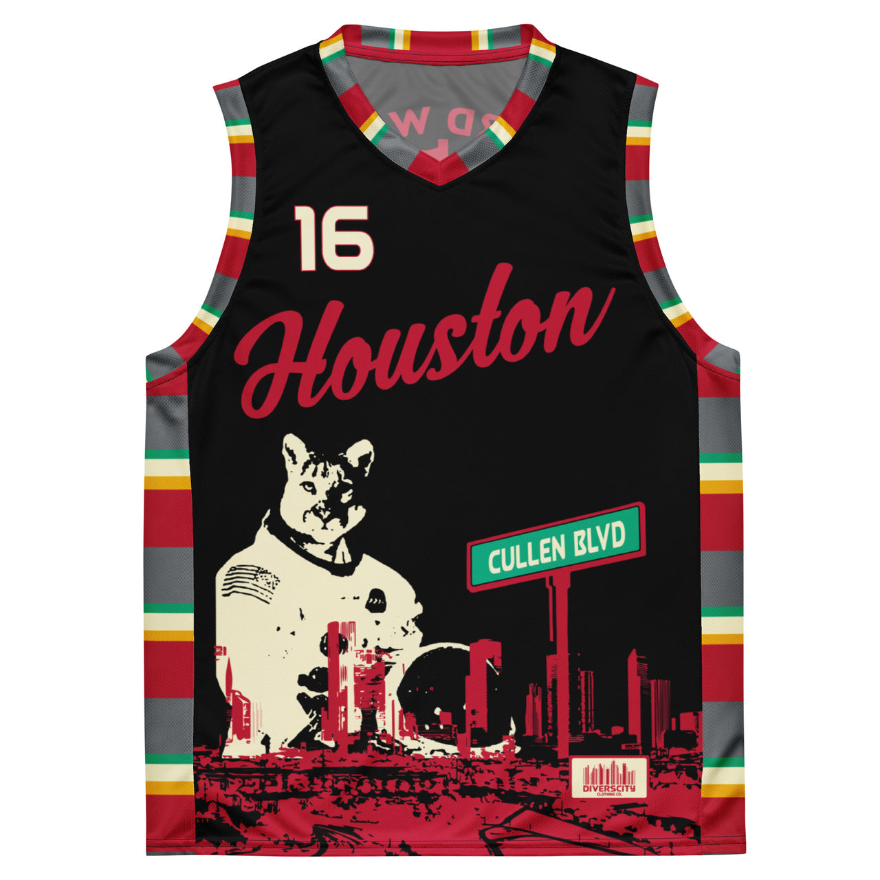 Cullen Blvd. Cougars Unisex Basketball Jersey