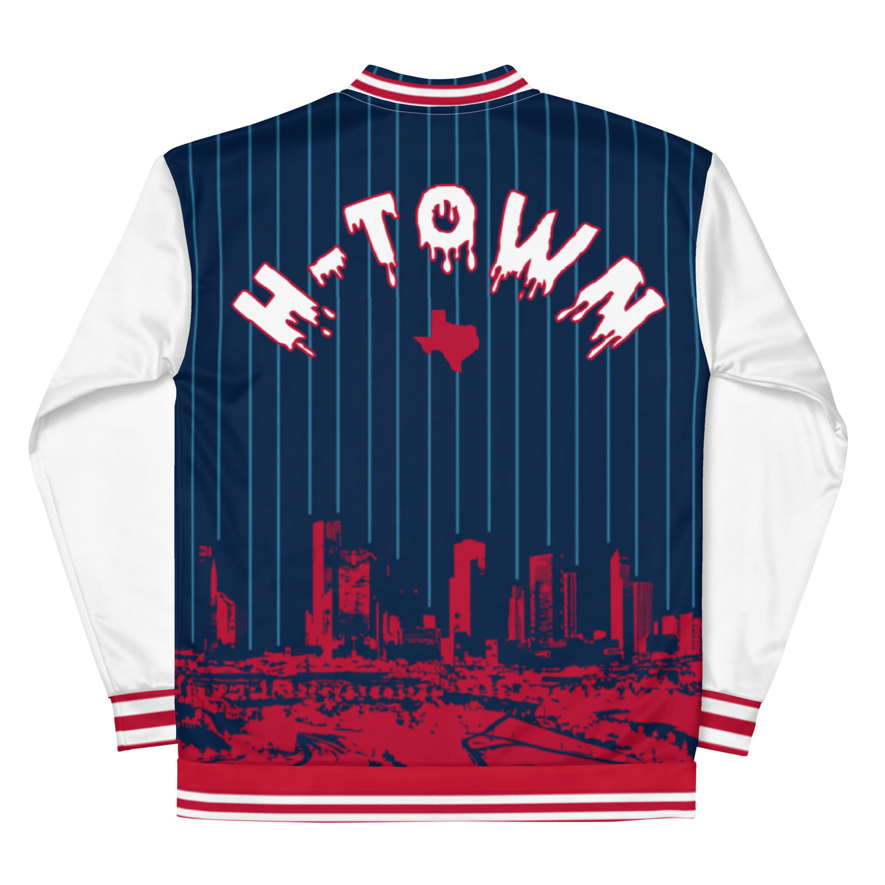 H-Town Clutch City Pinstripes Unisex Bomber Jacket