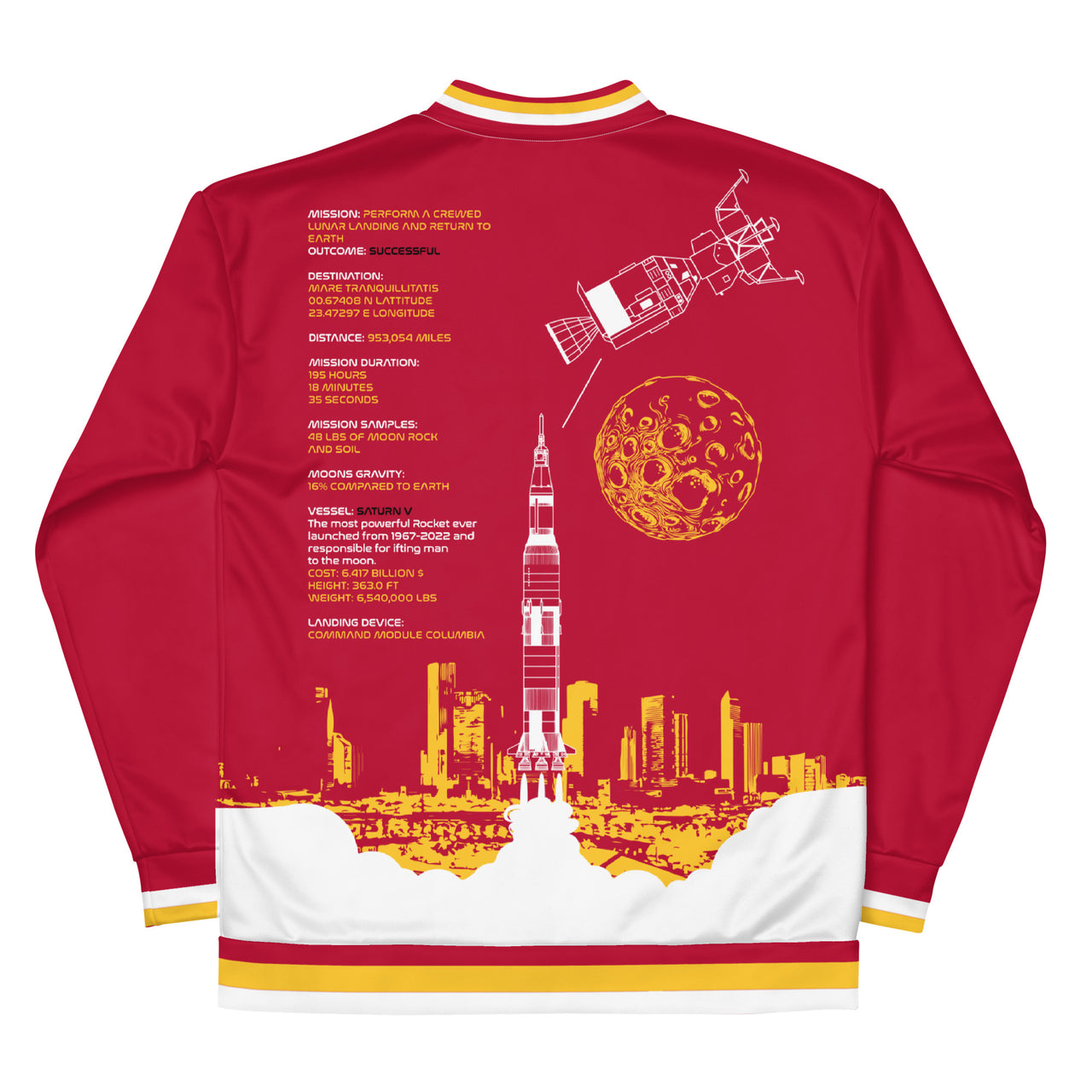 Apollo 11 Clutch City Unisex Bomber Jacket