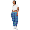 Blue Perennial Plaid Unisex Track Pants