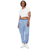 Blue Perennial Plaid Unisex Track Pants