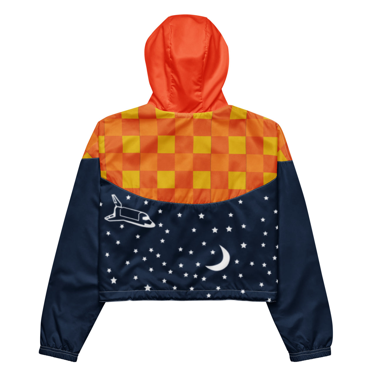 Space City, Tx Women’s Cropped Windbreaker