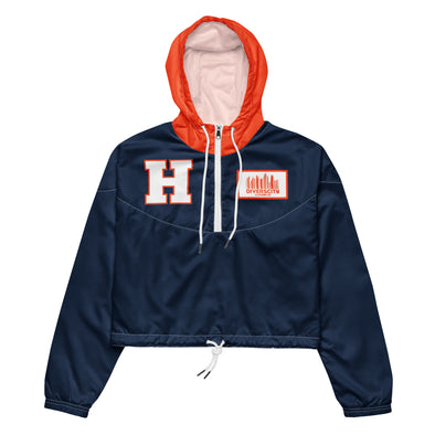Space City, Texas Women’s Cropped Windbreaker