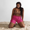 Beetroot Purple Yoga Shorts