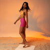 Beetroot Purple Yoga Shorts