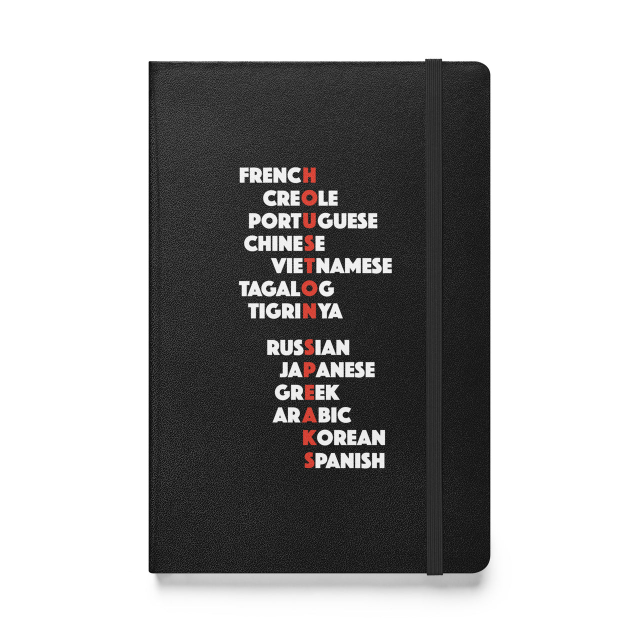 Houston Speaks Hardcover Bound Notebook