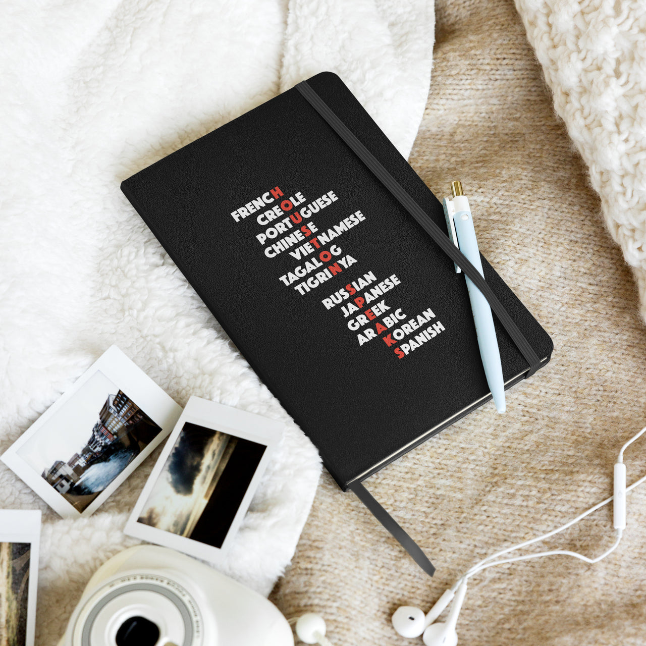 Houston Speaks Hardcover Bound Notebook