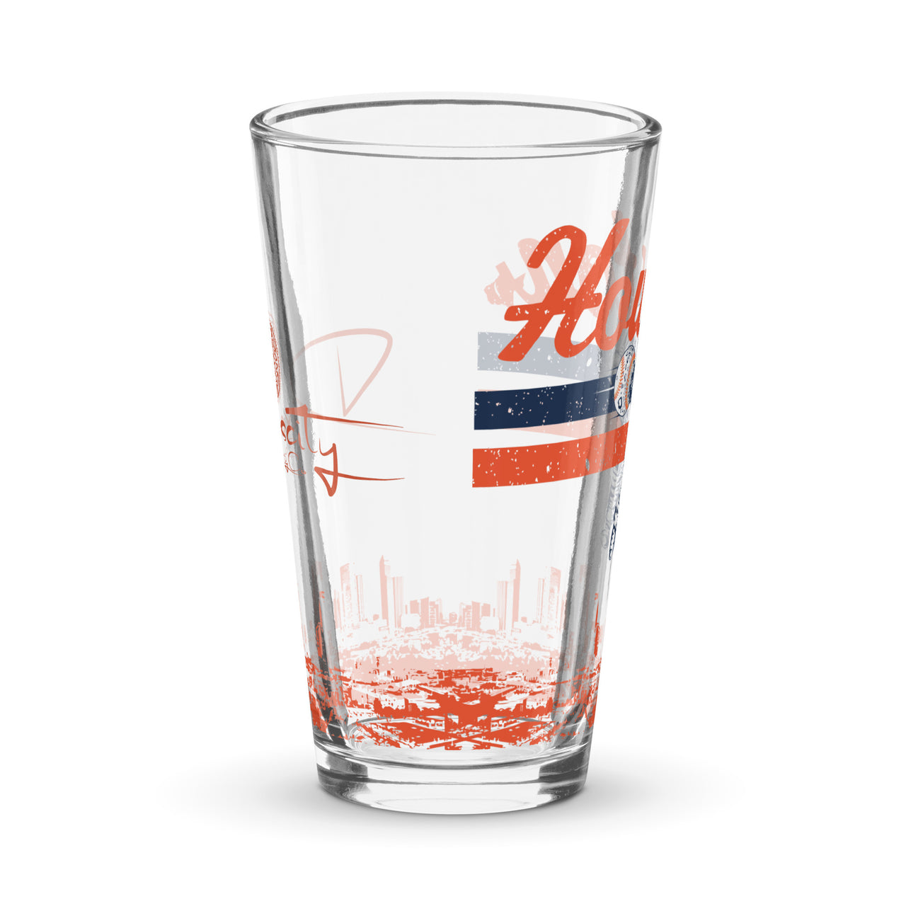 HTX Baseball Shaker Pint Glass