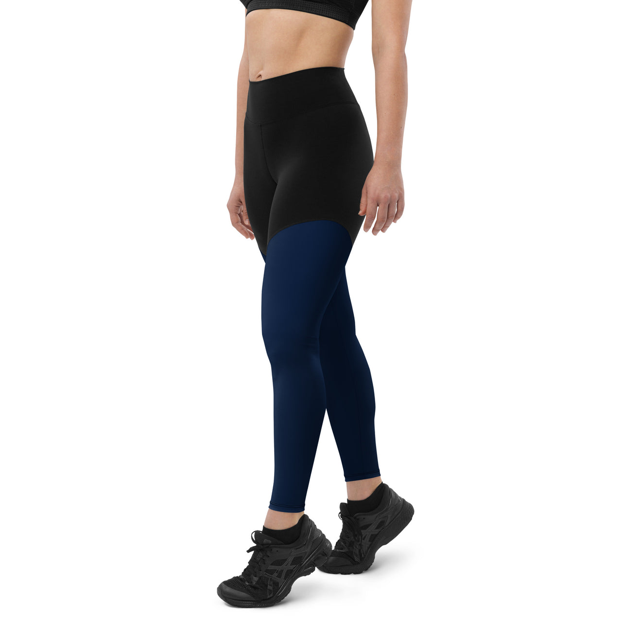 002d62 Navy Sports Leggings