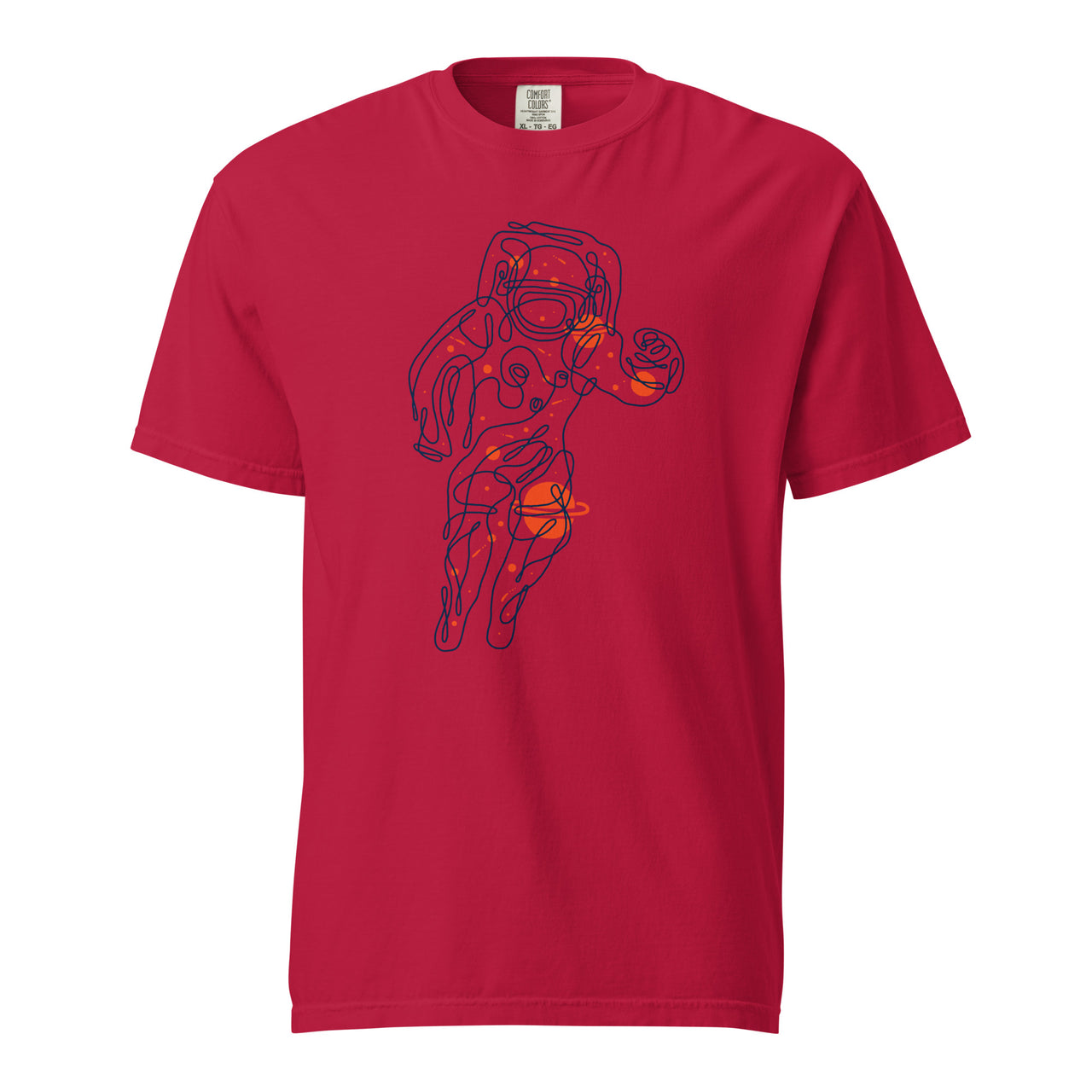 Astronaut Utopia Unisex Garment-Dyed Heavyweight T-Shirt
