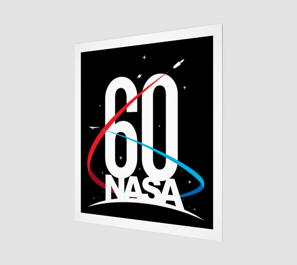 NASA 60th Anniversary Art Print