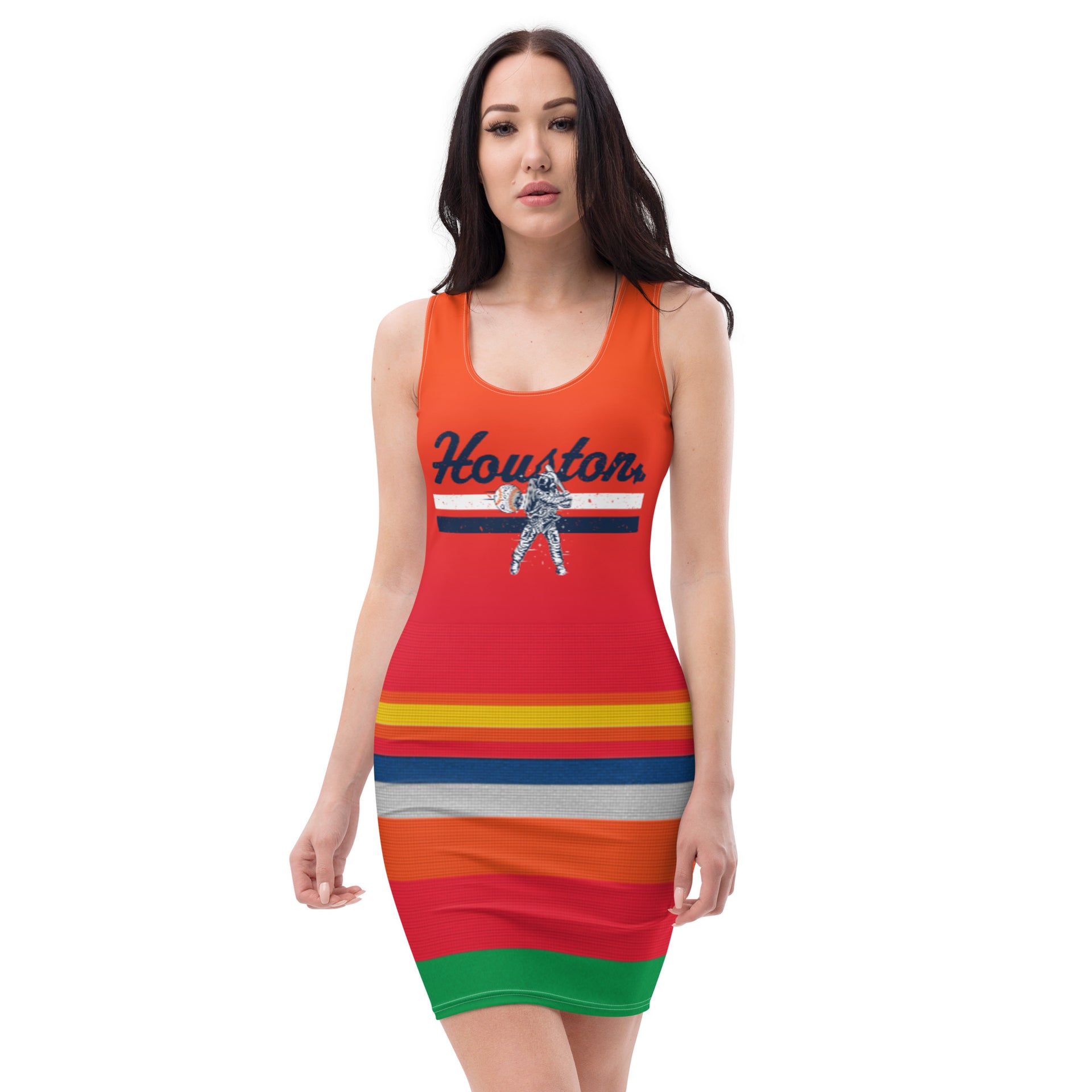 HTX Baseball Cut & Sew Dress XS