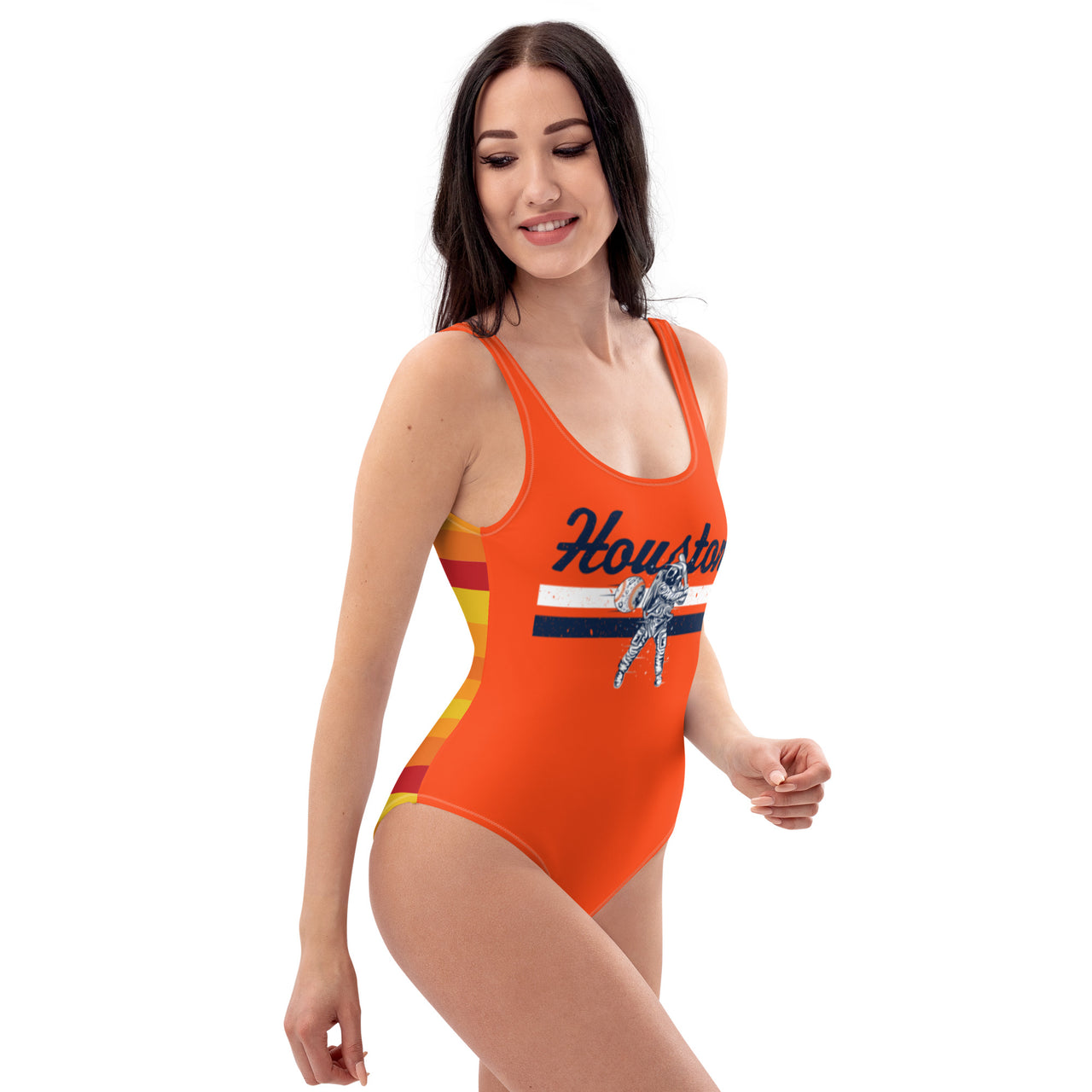 HTX Baseball One-Piece Swimsuit