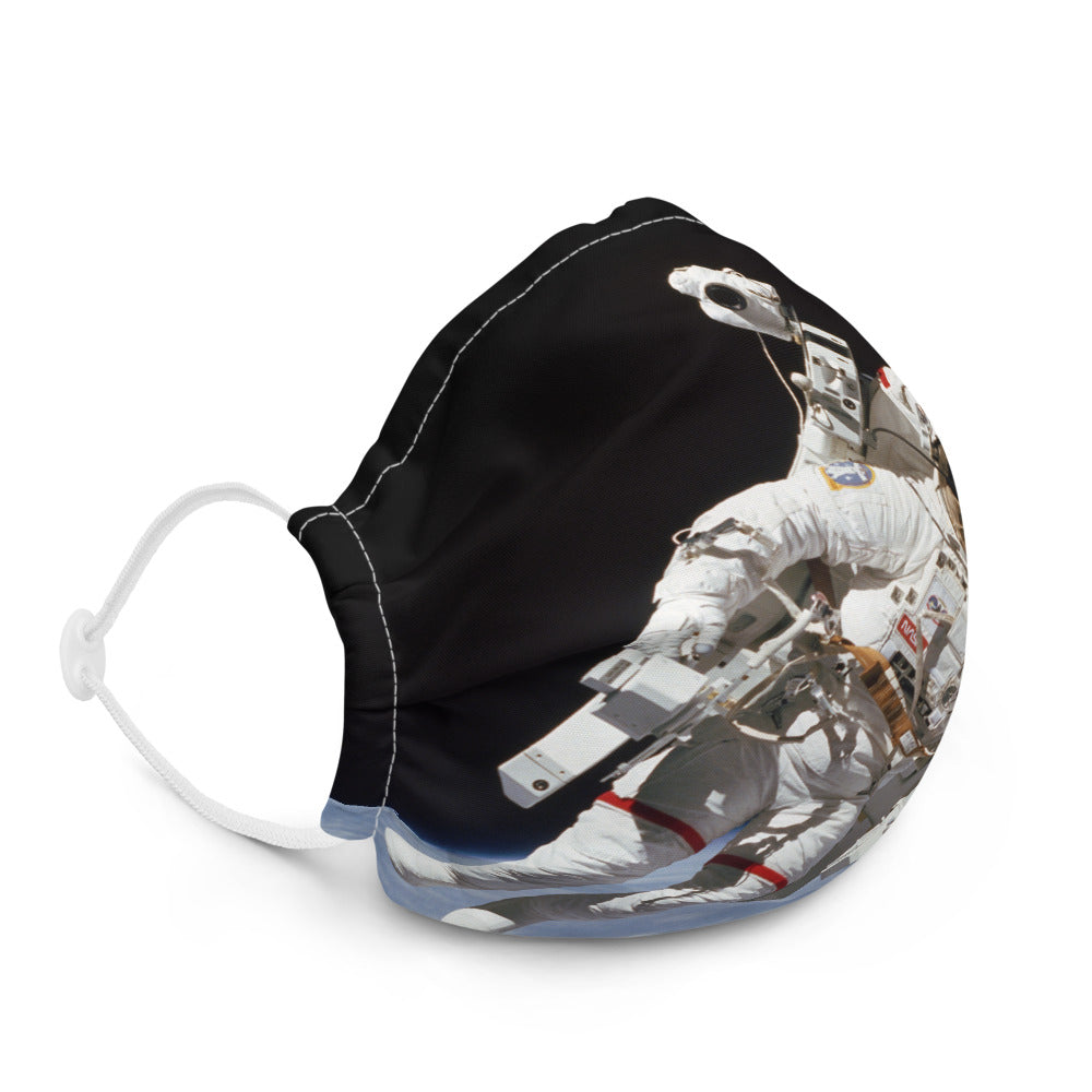 Untethered Astronaut Premium face mask