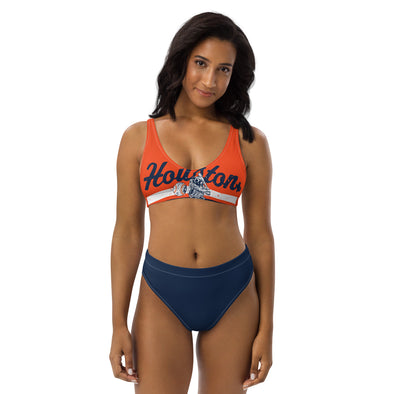 HTX Baseball Recycled High-Waisted Bikini