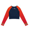 Americas Team is Houston Recycled Long-Sleeve Crop Top