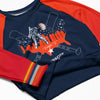 Americas Team is Houston Recycled Long-Sleeve Crop Top