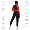 Americas Team is Houston Recycled Long-Sleeve Crop Top