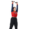 HTX Baseball Recycled Long-Sleeve Crop Top