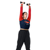 Americas Team is Houston Recycled Long-Sleeve Crop Top