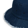 H-Town Drip Distressed Denim Bucket Hat