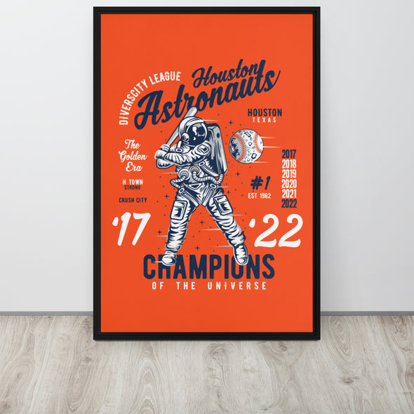 Champions of the Universe Golden Era Framed Canvas